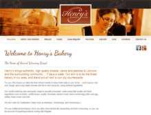 Tablet Screenshot of henrysbakery.com.au